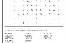 Word Search Puzzle Generator - 9 Letter Word Puzzle Printable