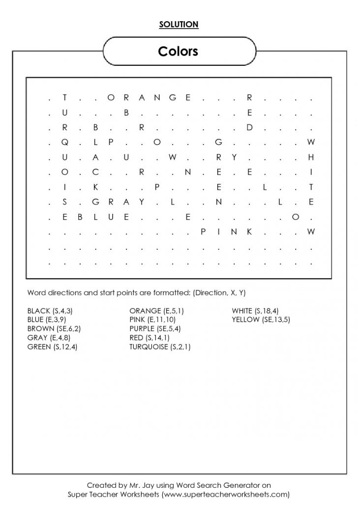 Word Search Puzzle Generator - Printable Puzzle Generator ...