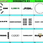 Words Up? Dingbat Puzzles   Printable Puzzle Quiz