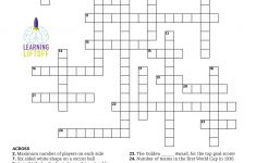 World Cup Activity: Crossword Puzzle | Educational Games, Websites - Printable Crossword Puzzles January 2018